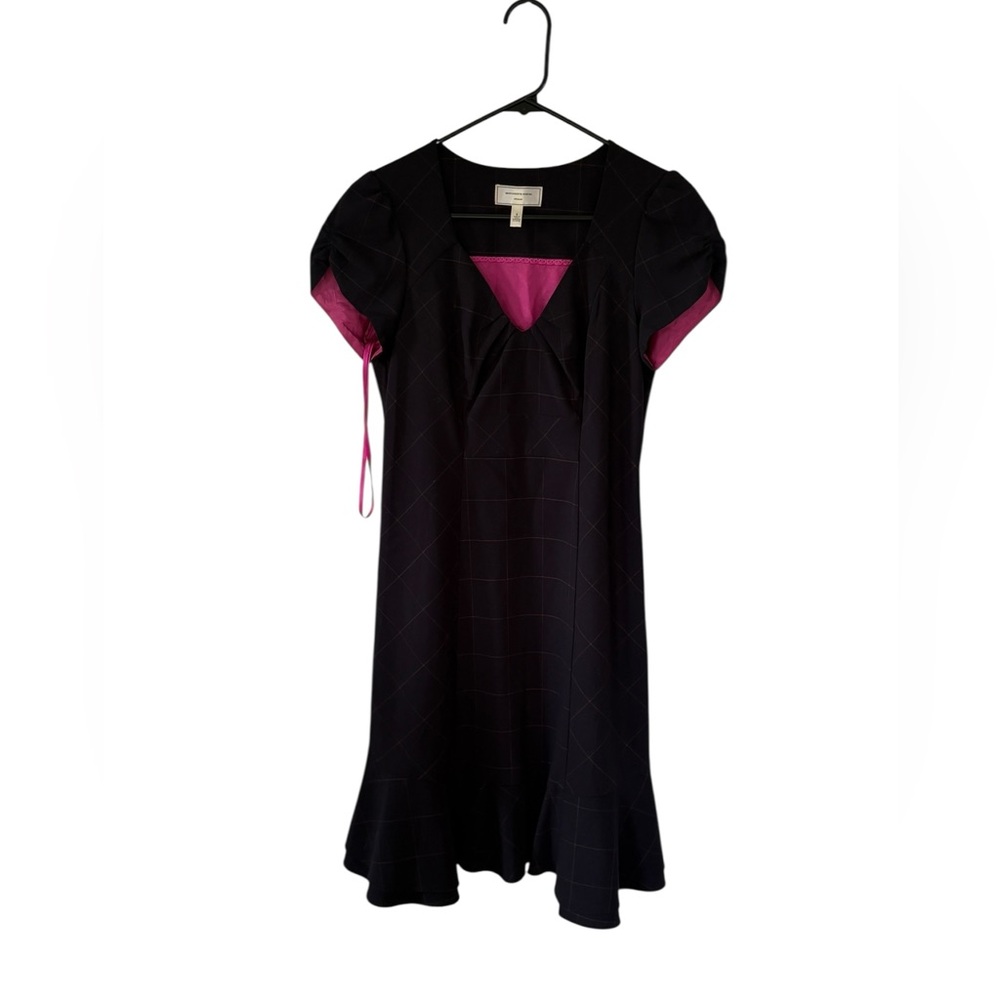 Moulinette Soeurs Blackboard Windowpane Dress